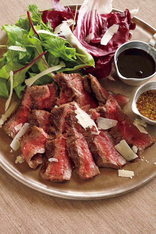 断面に萌え。おうちで【牛肉のタリアータ】はとっても簡単に作れます