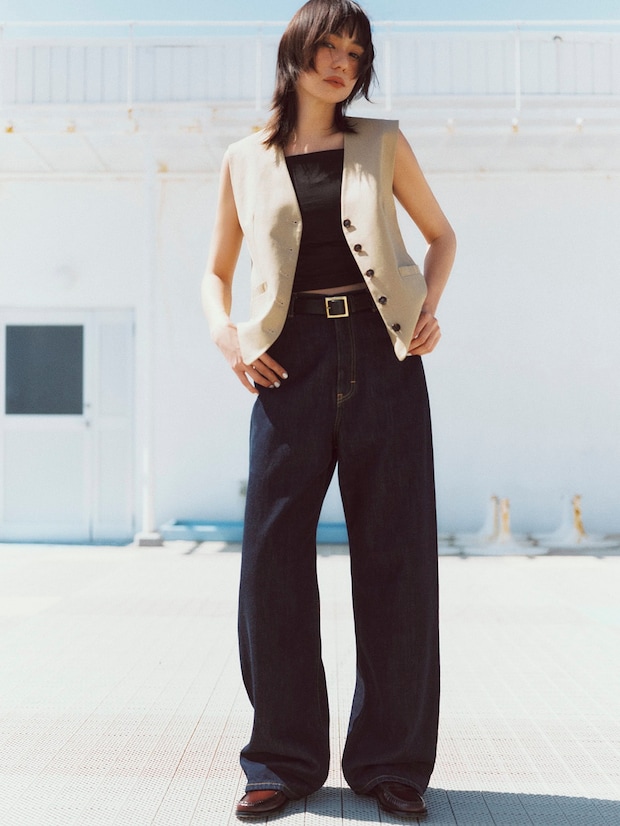 こんな服が欲しかった。OUTDOOR PRODUCTSのデニムやサスペンダーパンツが使えます