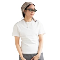 「ウエストシェイプの白いTシャツで、キレイめだけどカジュアルに」船曳ひろみさんの最旬白Tコーデ