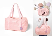 ピンク色のコールマンだ♡sweet4月号の撥水ボストン&チャーム2点セット付録が可愛くて実力派過ぎ