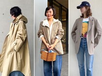 今買って、春まで使える「ベージュカラー」のアウターを手に入れる人続出！【40代スナップ7選】