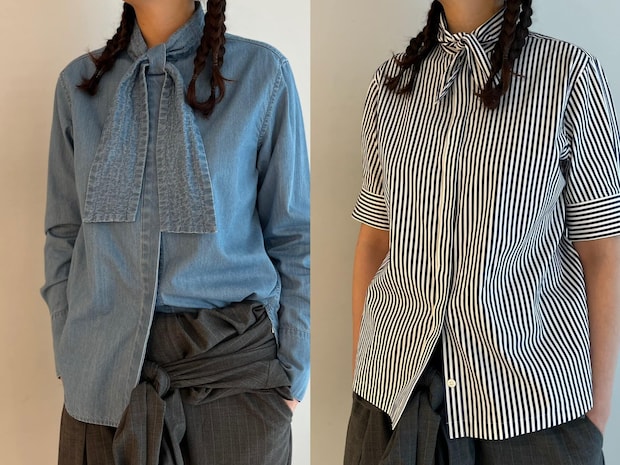 甘過ぎるデザインが苦手な方へ。40代にも似合う【ボウタイブラウス】発見！｜オトナミューズ掲載アイテム自腹買い