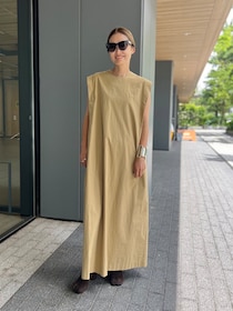 気になる二の腕も隠れて、こんなにおしゃれ。最強ワンピース発見！【365日スナップ】鈴木瑞恵さん