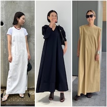 大人はロングワンピがマストハブ！ おしゃれ業界人の愛用ワンピーススナップまとめ【7/22～7/28】