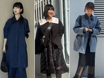 【40代スナップ7選】春先コーデが洒落る！ 「バイカラー襟」アウターの人気が急上昇中です♡