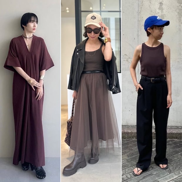 おしゃれな人は今、黒よりブラウン! 茶色を取り入れて洒落見え&秋気分をゲット【スナップまとめ】