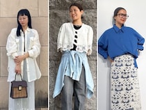 【40代スナップ7選】初夏の定番、シャツもデニムも「レース」合わせで今年っぽさが倍増します！