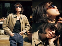 夏の必需品【サングラス】スタイルには「リップの色選び」や「ヘアへのひと手間」が超絶大事です