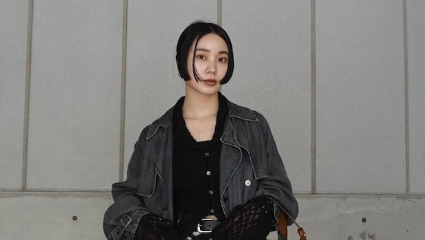 【40代スナップ】「ダメージデニム」はキレイめトップス合わせで女度高くまとめて！｜YUUKAさん