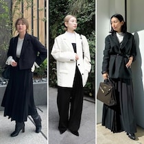 コートみたいなジャケットの登場率も上昇！ おしゃれ業界人のリアルスナップまとめ【10/14～10/20】