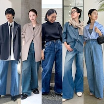 【ワイドデニムコーデ10選】キレイめからモードまで！おしゃれな大人のスナップまとめ