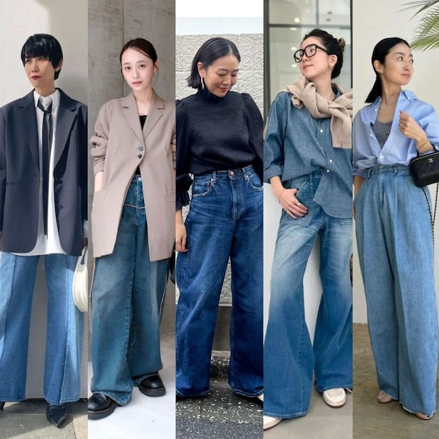 【ワイドデニムコーデ10選】キレイめからモードまで！おしゃれな大人のスナップまとめ