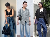 初夏は「デニムを黒で締める」のが大人カジュアルを洒落見せするカギです【40代スナップ7選】
