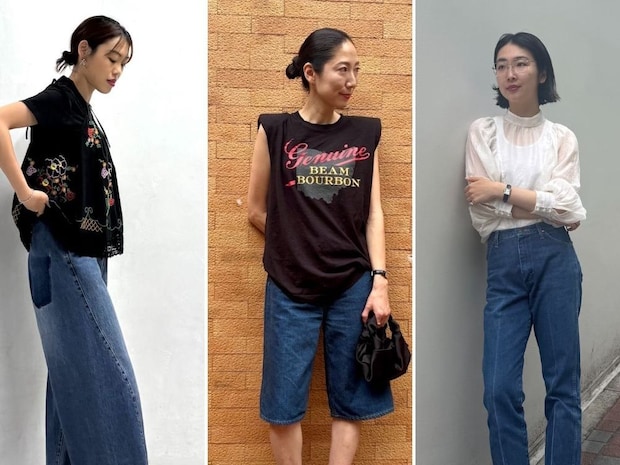 初夏は「ブルーデニム」に人気集中!おしゃれな人の着こなしの正解って?【40代スナップ7選】