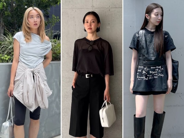 快適で美脚見え。今季Tシャツは「ハーフ＆ショートボトム」で断然洒落る！【40代スナップ7選】