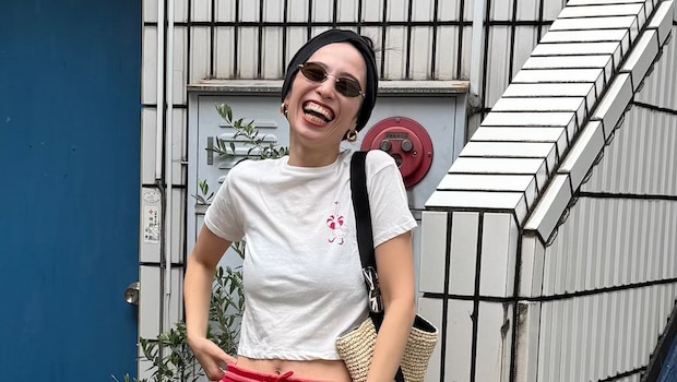 【40代スナップ】3歳の娘と共有♡ 「キッズTシャツ」をちびT感覚で着こなし!|山岸ひなのさん