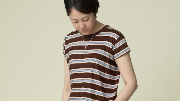 【40代スナップ】人気急上昇中！レトロな「マルチボーダーT」はコーデも即決まる｜福田恵理さん