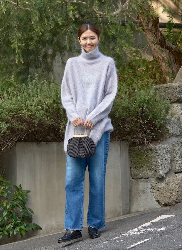 【365 DAYS SNAP】IÉNAプレス 長谷川真美さんのニットスタイル