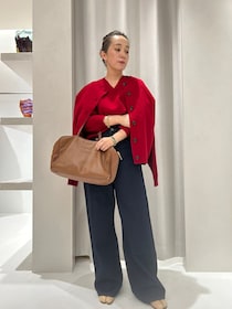 【365 DAYS SNAP】BRILLディレクター 泉 亜希子さんのニットスタイル
