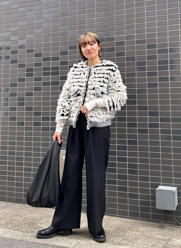 【365 DAYS SNAP】styling/チーフプレス 宇佐美菜々さんのニットスタイル