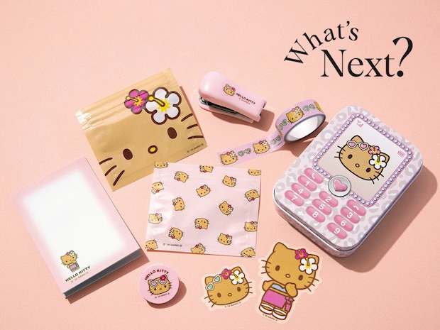 これは…完売必至!【日焼けハローキティ】文具の豪華過ぎる9点セットがsweet9月号付録に登場!