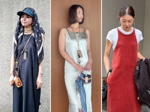 真夏を乗り切るおしゃれな人は「夏ワンピ」に「スカーフ」を投入してます！【40代スナップ7選】
