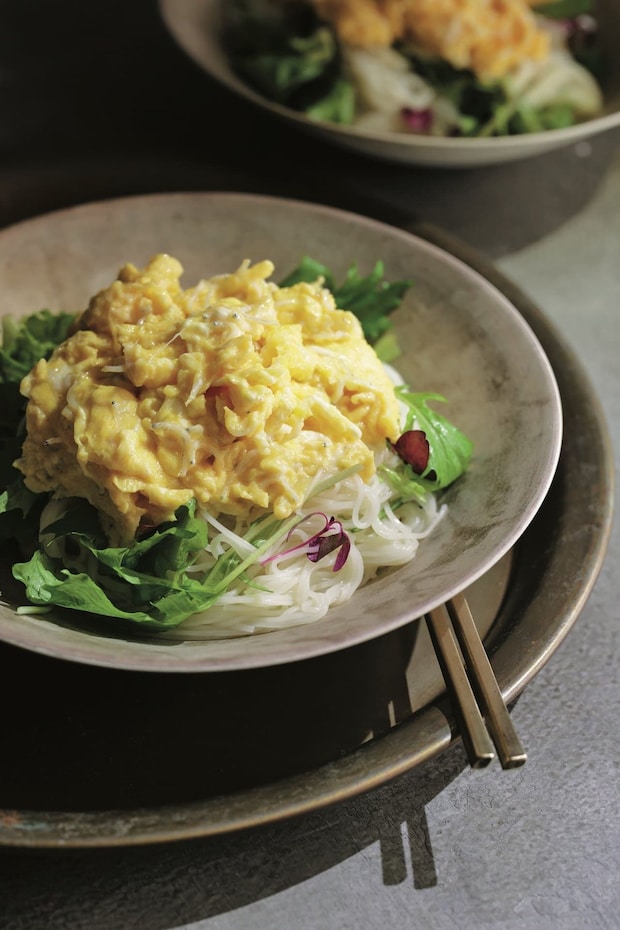 しらすとナンプラー。魚のうまみでそうめんに新たな美味しさ！ 『しらす炒り卵の混ぜ麺』レシピ