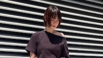 【40代スナップ】楽ちん「スエットワンピ」なのにシルエット美で女っぽくて最強！｜森田雅子さん