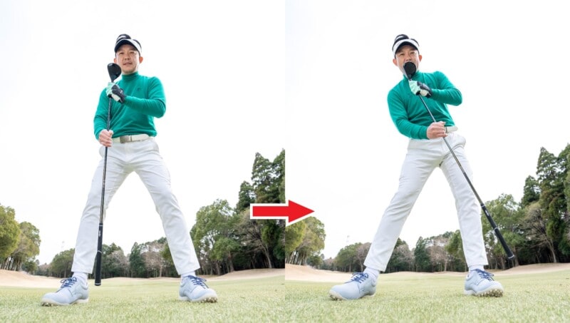 理想の「払い打ち」は下半身が重要！FW・UT上達のヒント