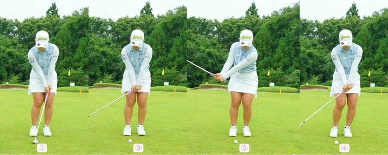 アプローチでダフリ・トップが出るなら右手を「く」の字に曲げてみよう