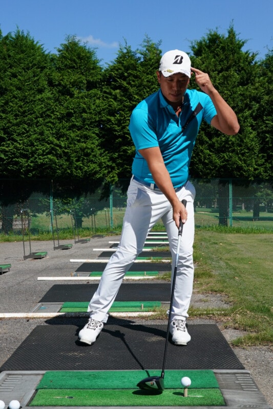 飛距離アップしたいときは打つ前に「回転ジャンプ」してみよう