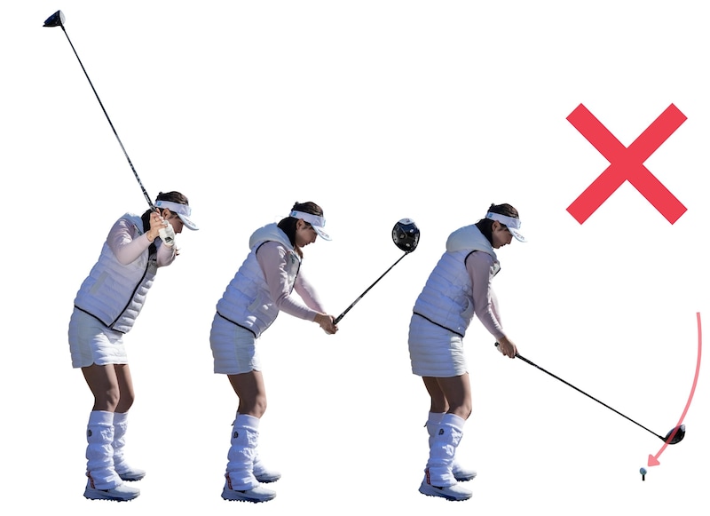 「三角形のスイングプレーン」でドライバーショットの精度を上げよう！