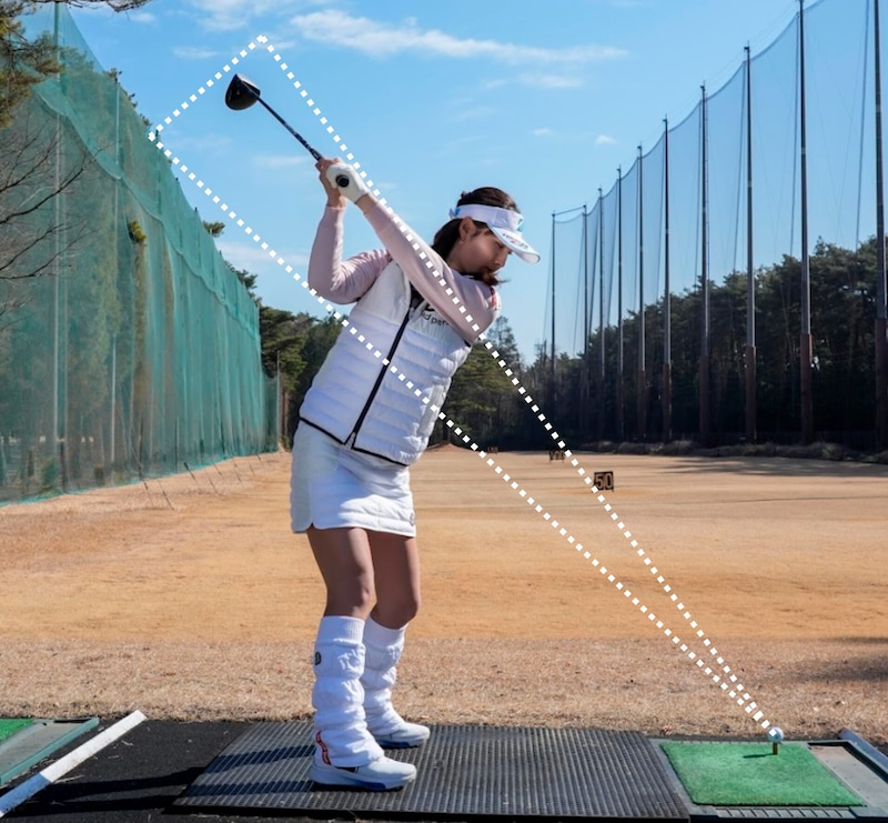 「三角形のスイングプレーン」でドライバーショットの精度を上げよう！