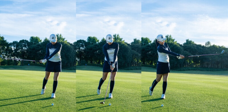 FWは「右足をツマ先立ちにして打つ」練習法でミスがなくなる!