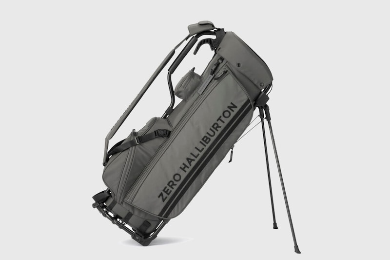 片手でスタンドが展開する⁉手軽なのに安定性バツグンなキャディバッグ