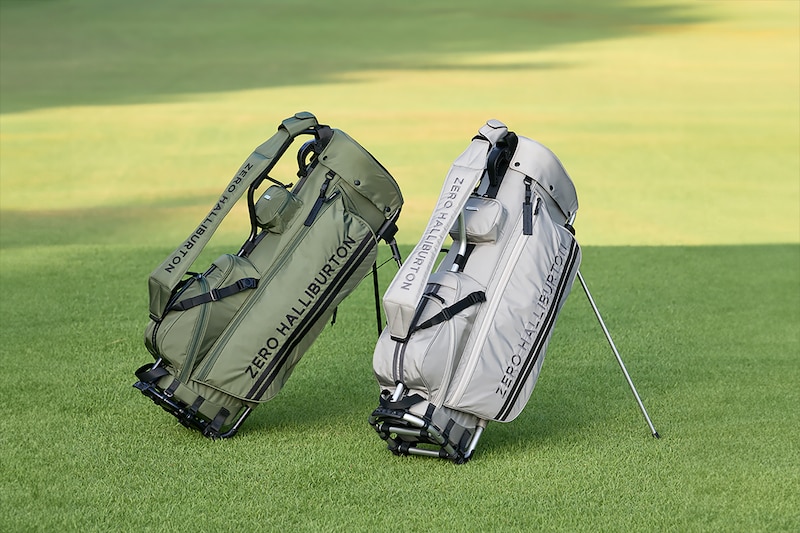 片手でスタンドが展開する⁉手軽なのに安定性バツグンなキャディバッグ