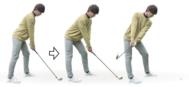 うまい人はインパクトで「手元が低い」！球がつかまるスイングの作り方を解説