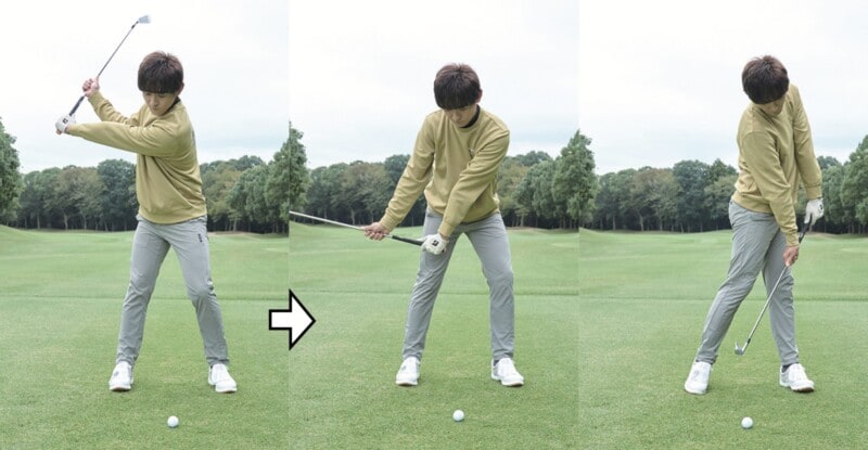 うまい人はインパクトで「手元が低い」！球がつかまるスイングの作り方を解説