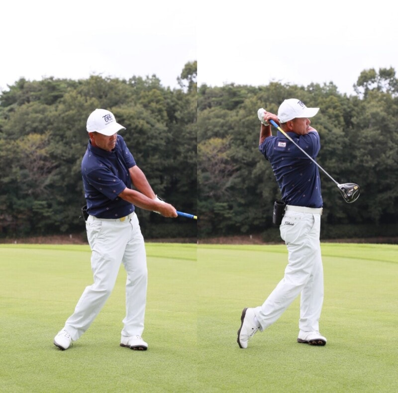 「シャフトで背中を叩く」と飛距離がアップする！ドライバーのコツを解説