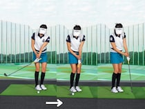 ボールの近くに立つとダフリが出ない！アプローチのコツをレッスン