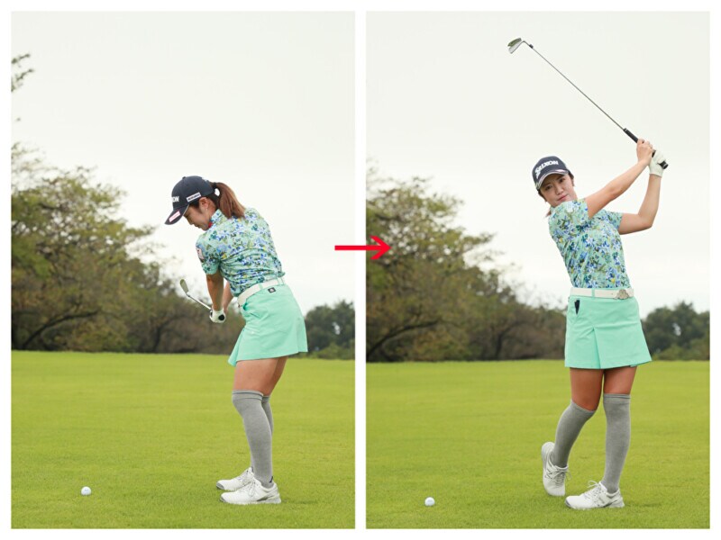 アイアンのミート率を上げる方法をプロが解説！「右腰の高さ」がカギ