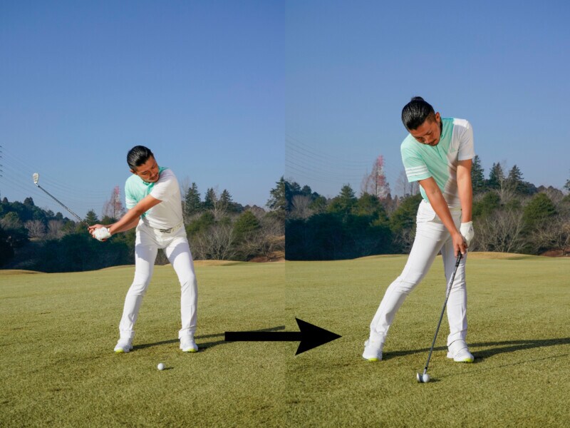 右ワキを締めないが正解!アイアンで球をつかまえて打つコツは…