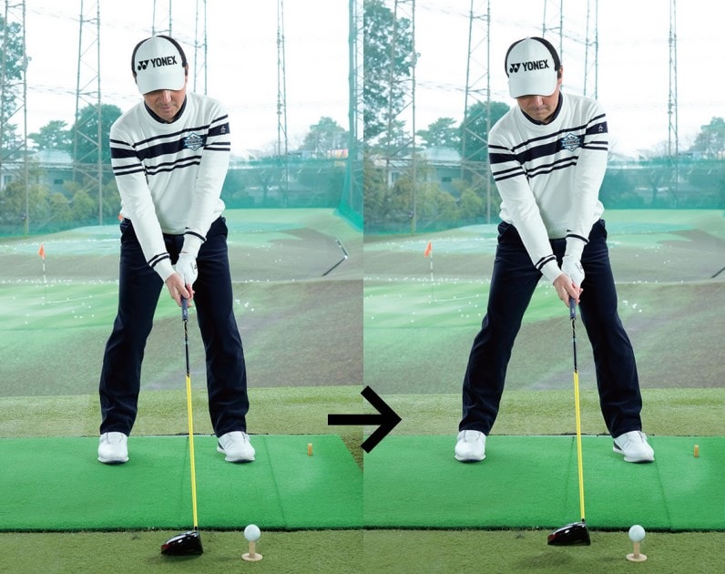 ドライバーが飛ばないなら「左ツマ先前」にボールを置こう！苦手克服レッスン