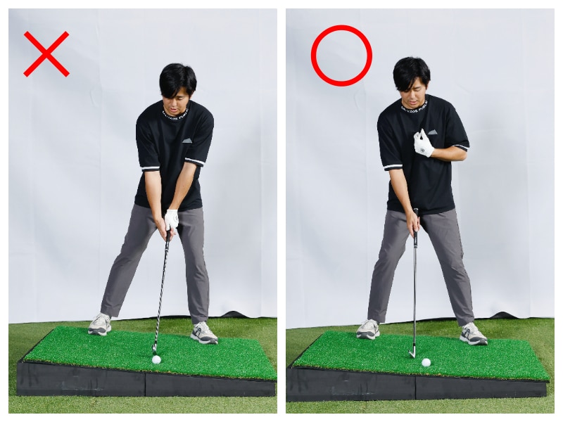 ドライバーが飛ばないなら「左ツマ先前」にボールを置こう！苦手克服レッスン