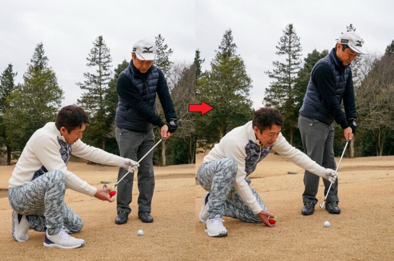 地面に刺さるミスをなくす！ダフらず転がすコツをレッスン