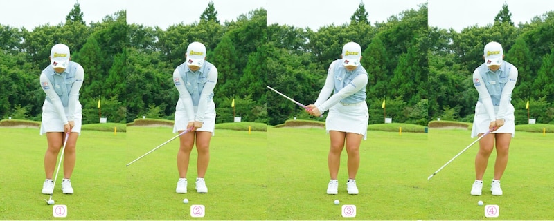 短いアプローチを確実に寄せる打ち方は？「肩から先はなにもしない」が正解