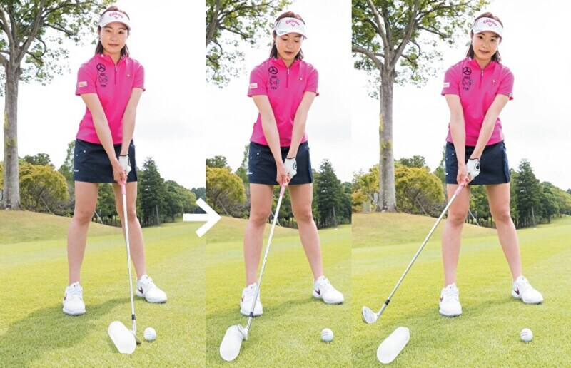 ペットボトル１本あればアイアンが上達する！「ライン出し」習得レッスン