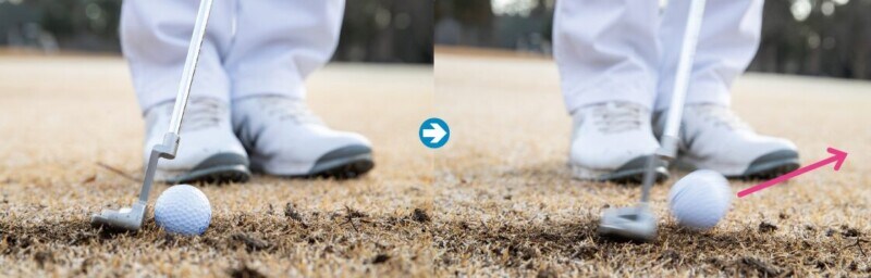 薄芝でも有効！アプローチが苦手ならパターを使ってみて