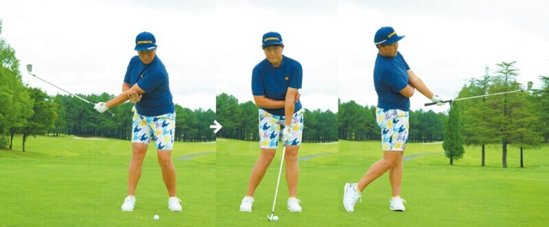 シャンクは「左ワキに手を挟む」だけで防止できる！女子プロが解説