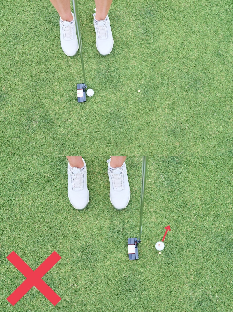 短いパットは「10センチ以内のスパットを見る」とうまくいく!